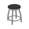 Holland Bar Stool Co 18" Swivel Vanity Stool, Nickel Finish, Canter Iron Seat 80218AN008 - alternate 1